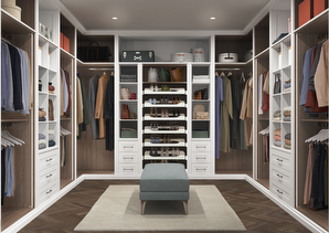 Langton white bedroom walk in