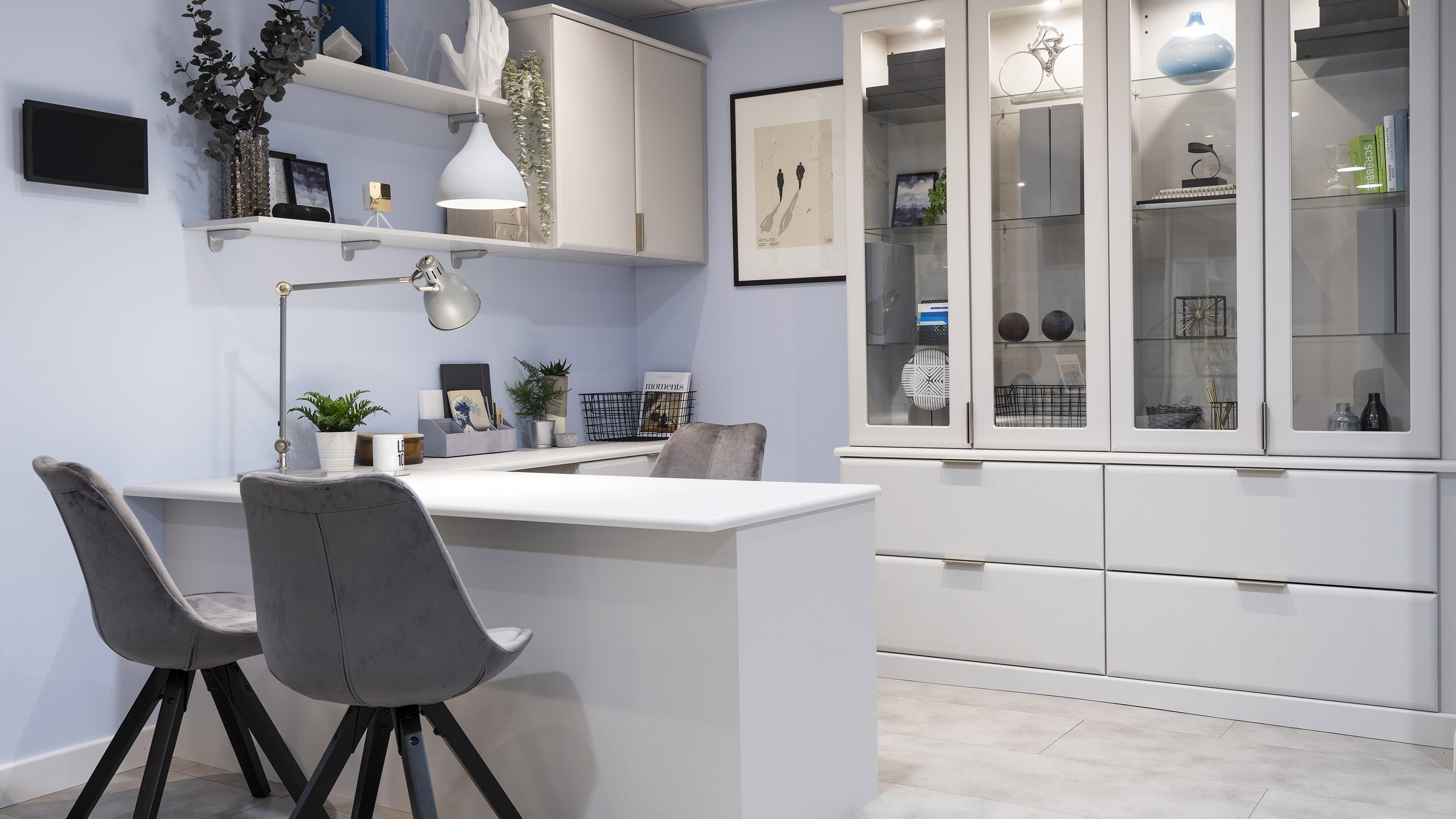 Avon Light Grey Office