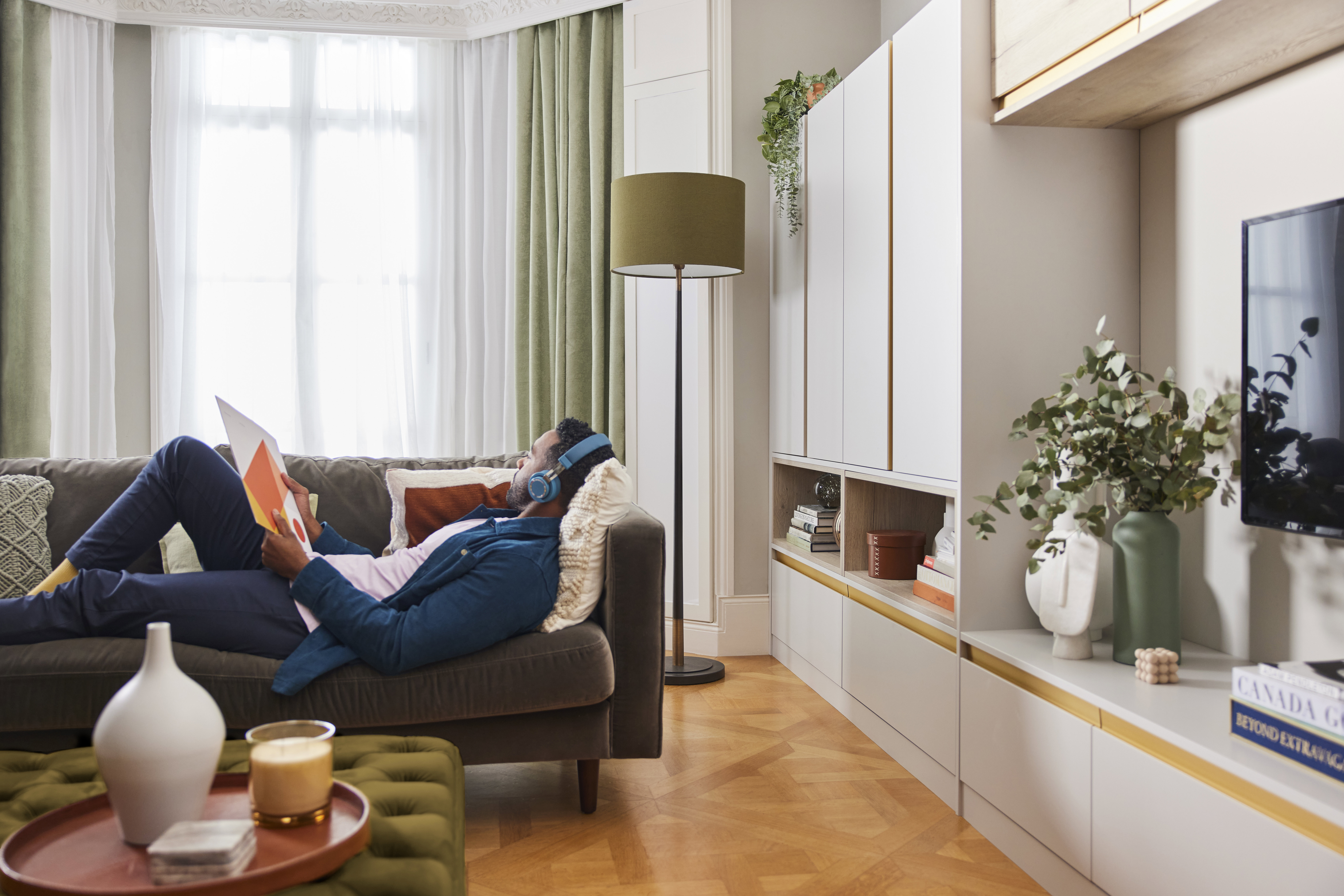 white living room storage with tv unit
