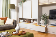 Linje fitted tv unit and storage
