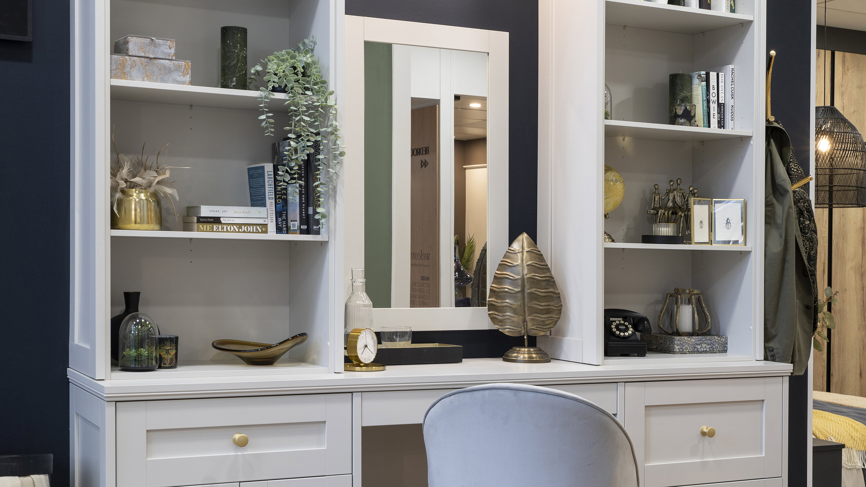 Langton white fitted home office