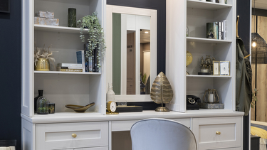 Langton white fitted home office