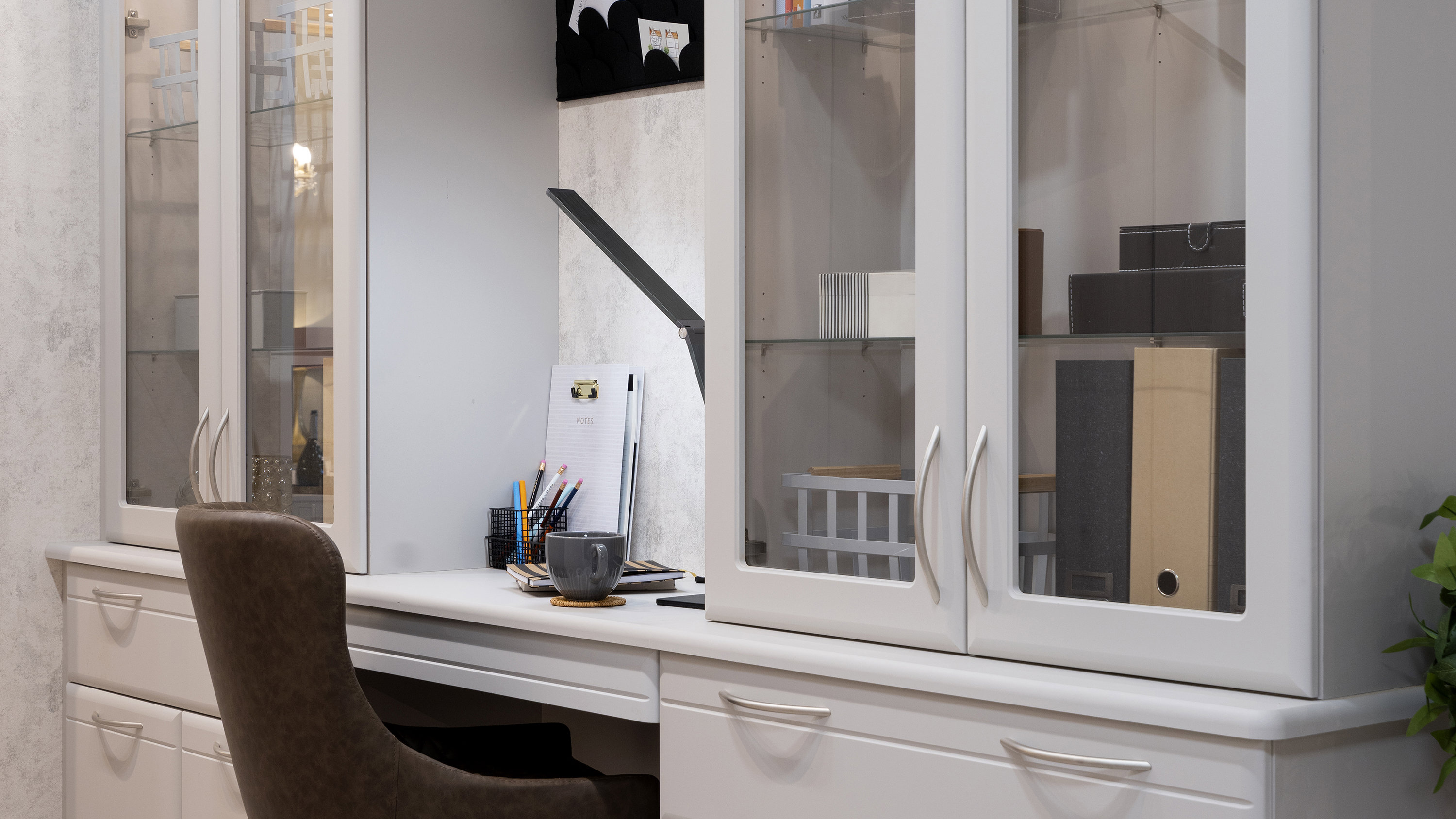 Libretto Light Grey Office at Shrewsbury Showroom