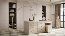 Wayland Cashmere Fitted Wardrobes & Dressing Table
